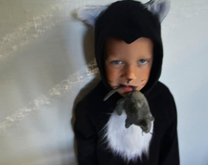 Katze, gestiefelter Kater, Kinderkostüm, Halloween, Halloweenkostüm, Karneval, Karnevalskostüm für Kinder, Fasching, Verkleidung,