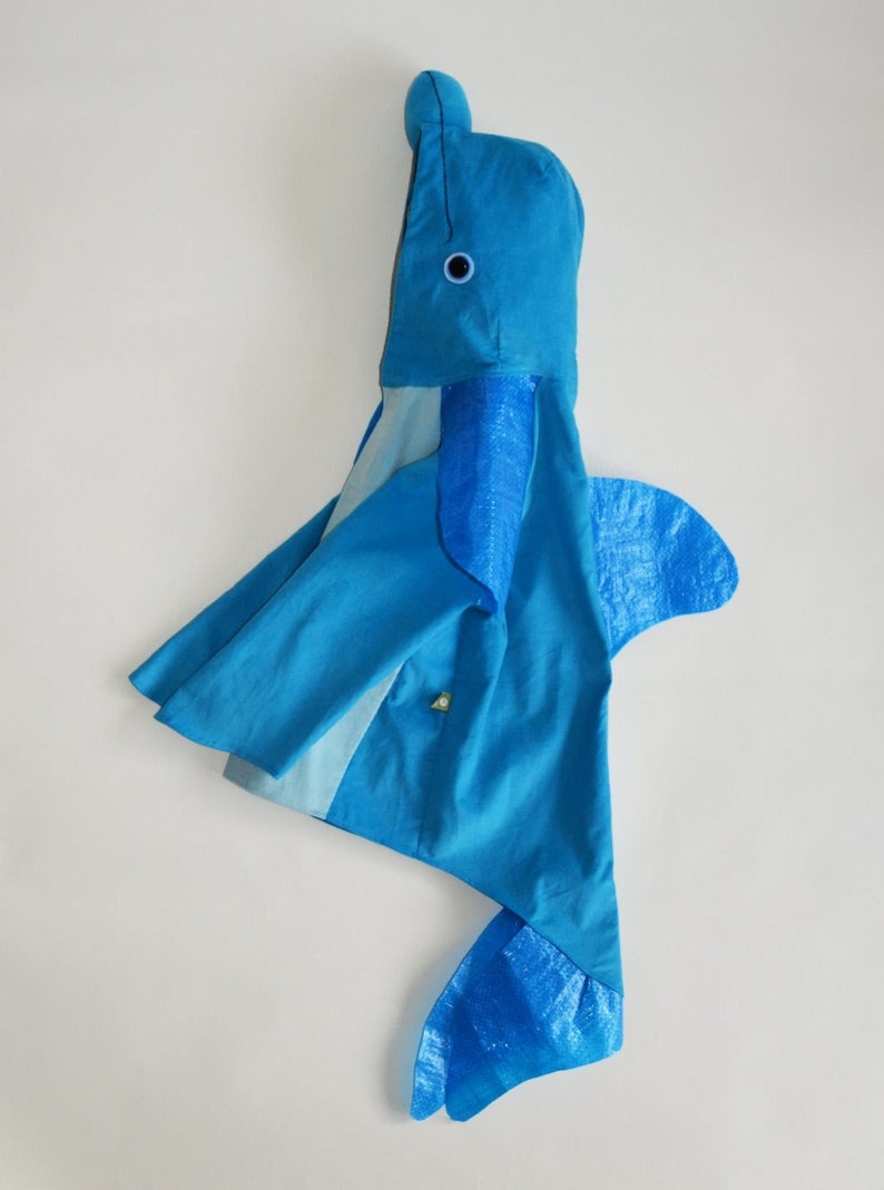 Pièces détachées pour le costume de dauphin, veste de costume, poisson, baleine, baleine bleue, requin, costume, costume d'Halloween, costume d'enfant, déguisement d'Halloween. image 1