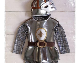Chain Mail + Hood to the Knight 4-9 years Knight Costume, Halloween, Children Costume, Children's Chain Shirt, Knight Shirt, Knight Costume