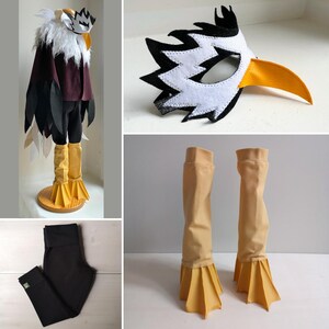 Eagle, bird of prey, Cockatoo, Halloween, Halloween Costume, Colorful Bird, Costume for Kids, Children Costume Bird, image 10