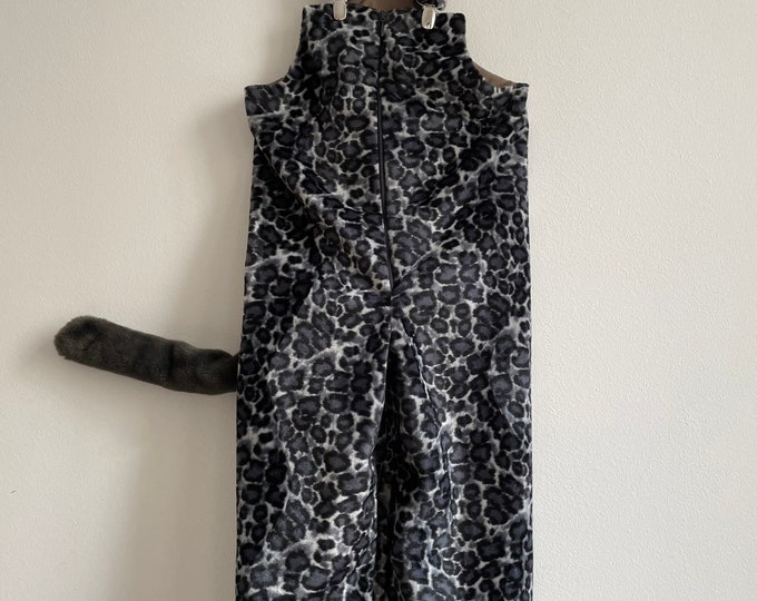Ocelot trousers, dungarees without hat, Halloween, kids costume
