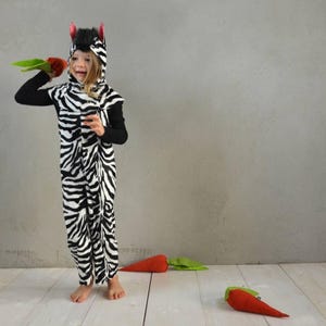 SET Zebra Costume, Kids Costume Zebra, Halloween, Halloween Costume, Horse, Horse Costume, Dungarees, Carnival Costume, Children, Trousers,