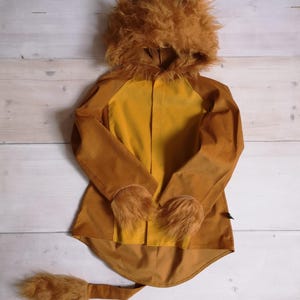Lion, Crinière d'or, Costume d'enfant Lion, Costume de lion, Costume d'enfant, Costume de carnaval, Déguisement, Costume de lion, Halloween