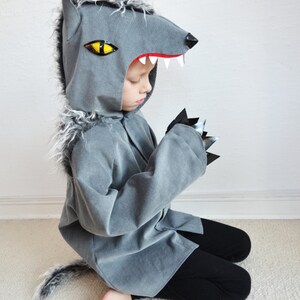 items of the Wolf costume, werewolf, dog, kids costume, Halloween image 5