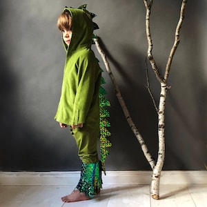 Dragon, parts for the dragon costume, dinosaur, dino costume, crocodile, children's costume, Halloween, carnival, children's dragon,