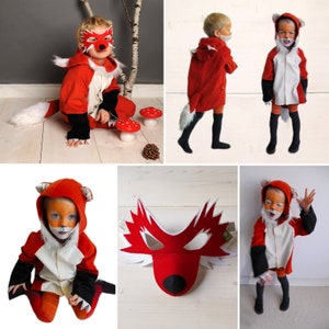 Fuchs, Kinderkostüm Fuchs Kostüm, Fuchs, Verkleidung, Fuchskostüm, Karnevalskostüm, Halloween, Halloweenkostüm, Faschingskostüm für Kinder,