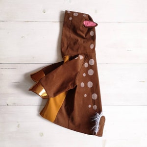 Fauve, Bambi, Cerf, Halloween, Costume d'Halloween, Costume d'enfant Bambi, Cerf, Costume de carnaval, Déguisement, Animal préféré,