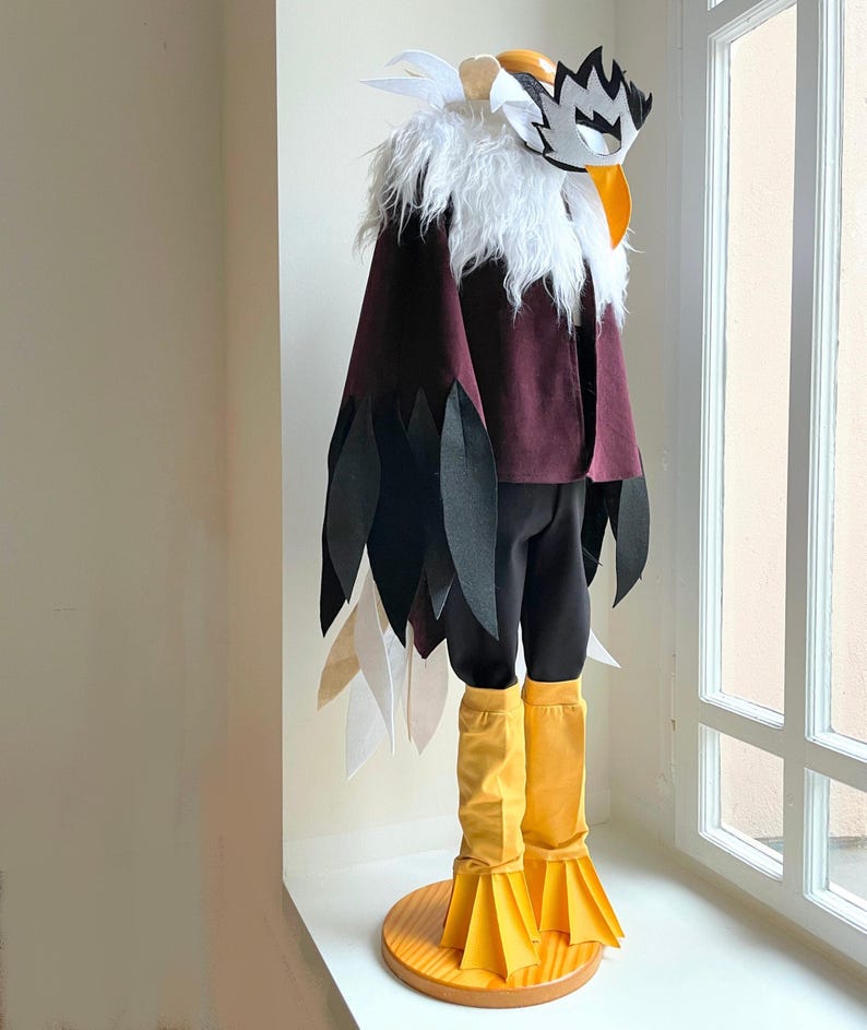 Eagle, bird of prey, Cockatoo, Halloween, Halloween Costume, Colorful Bird, Costume for Kids, Children Costume Bird, image 1