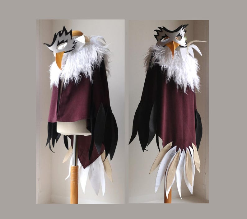 Eagle, bird of prey, Cockatoo, Halloween, Halloween Costume, Colorful Bird, Costume for Kids, Children Costume Bird, image 4