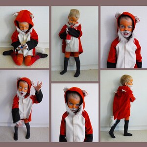 Individual parts for the fox costume, leggings, mask, costume jacket, children's costume, fox costume, carnival costume, Halloween image 7