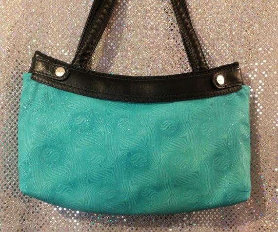 Thirty-one 31 Fitted Purse Skirt AQUA PAISLEY PARADE | eBay