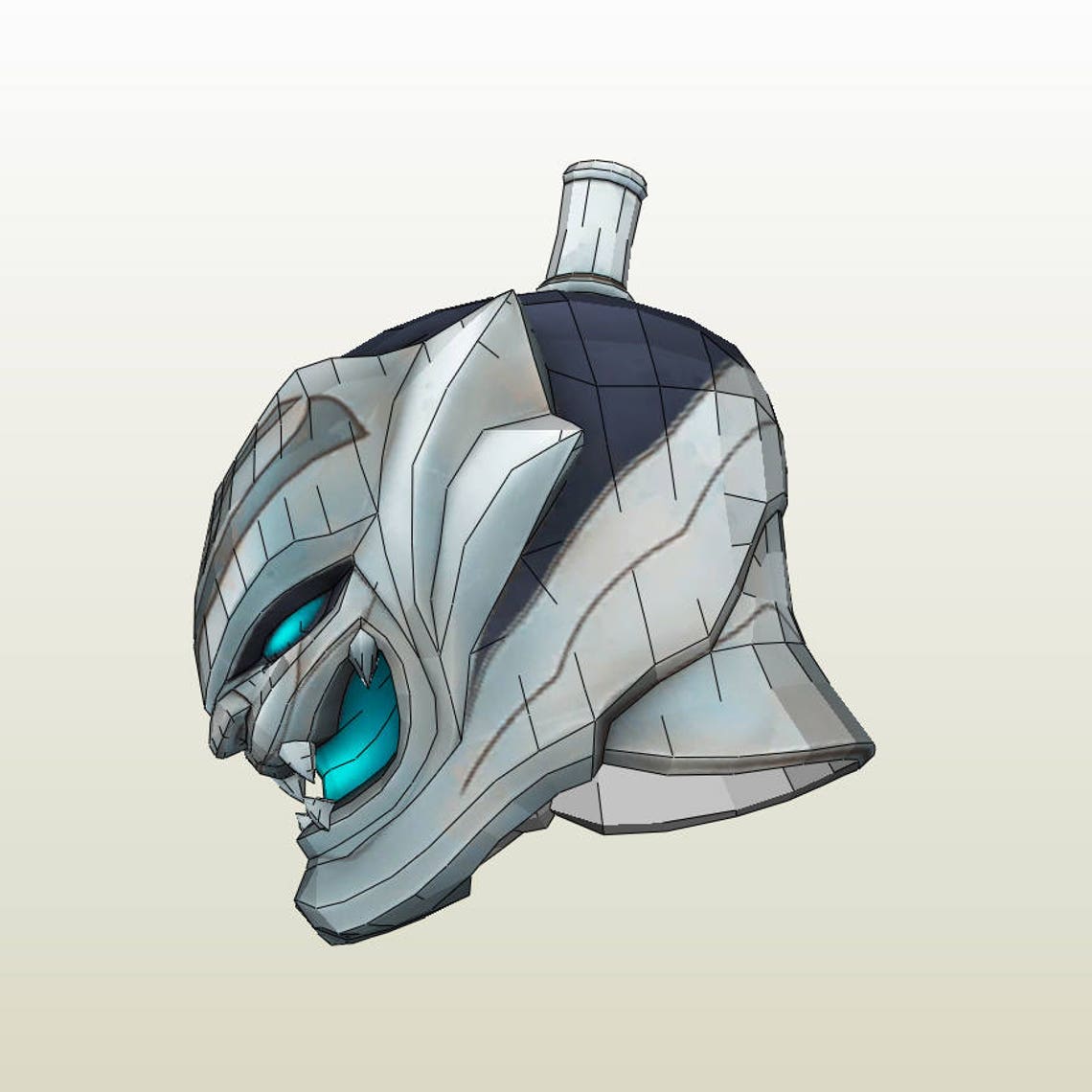 how to upload a genji helmet file in pepakura designer