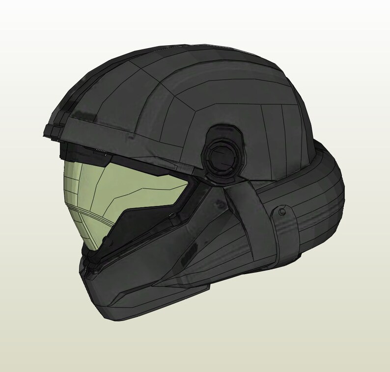 Halo 5 ODST Buck Foam Pepakura Etsy México