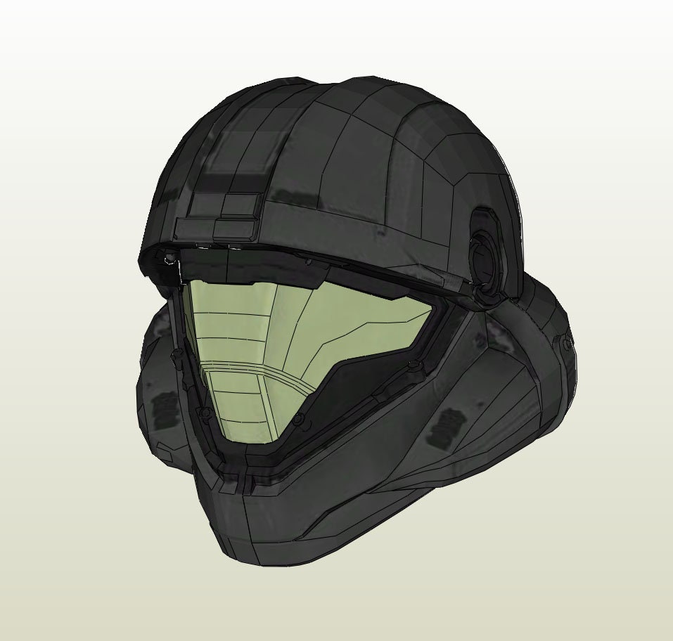 Halo 5 ODST Buck Foam Pepakura - Etsy 