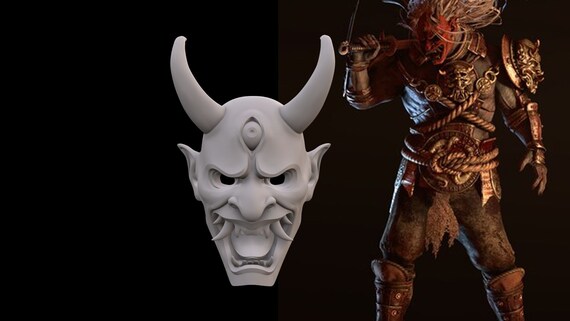 Oni 3d Print Dead By Daylight Etsy