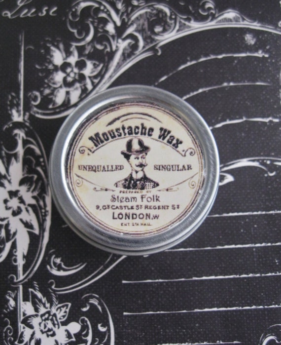Items similar to Gentlemen's Mustache Wax Medium Hold All Natural