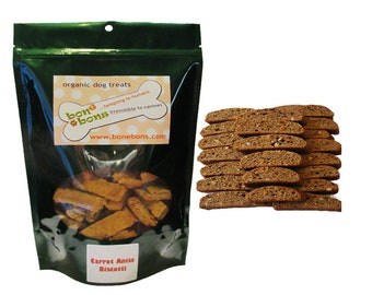 Bone Bons Carrot Anise Biscotti Dog Treats