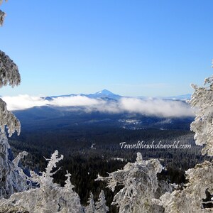 Mt. Scott Crater Lake National Park, Mountain Art, Mountain Print, Nature Lover Gift
