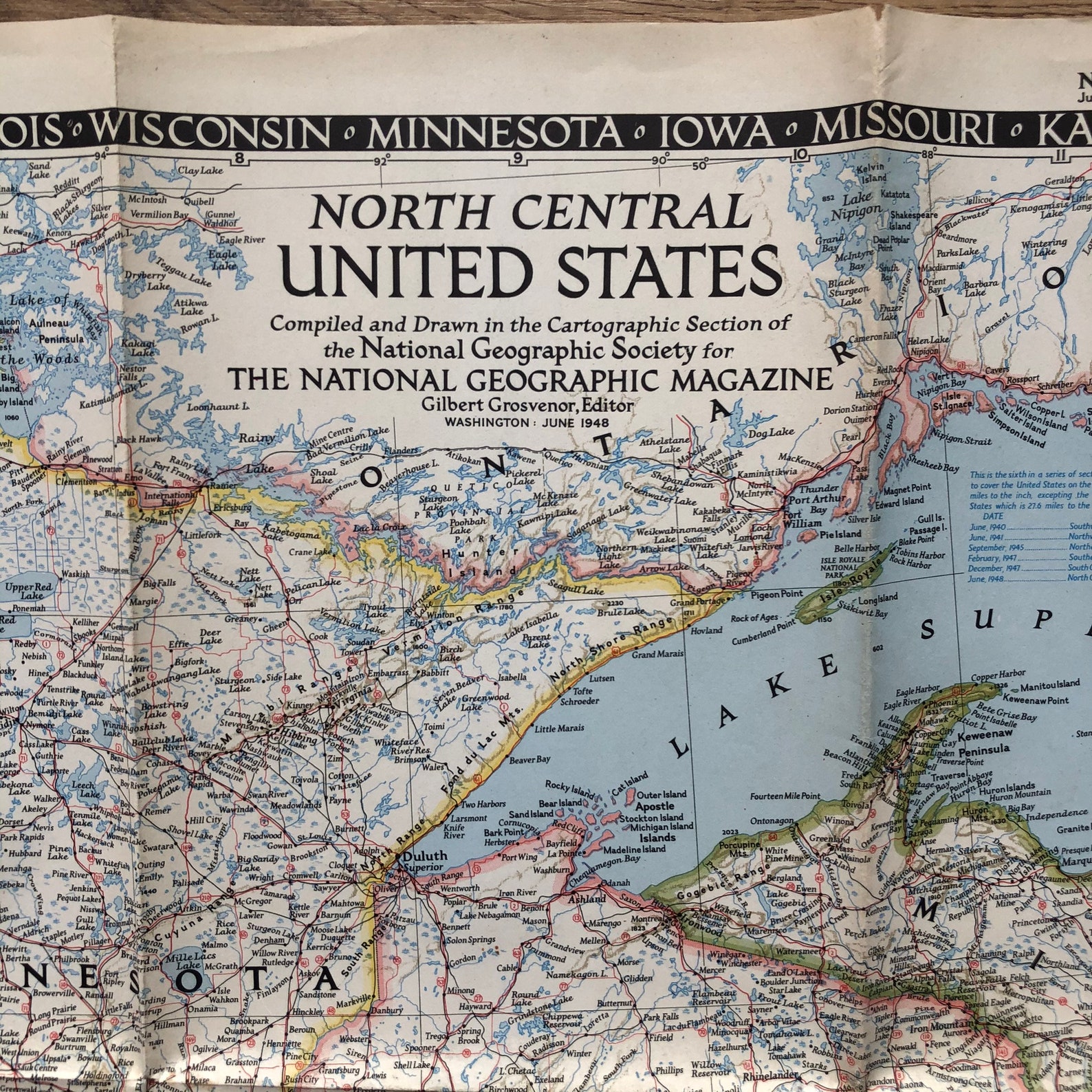 Vintage 1948 National Geographic - Il 1588xN.2516104852 Pf9r 