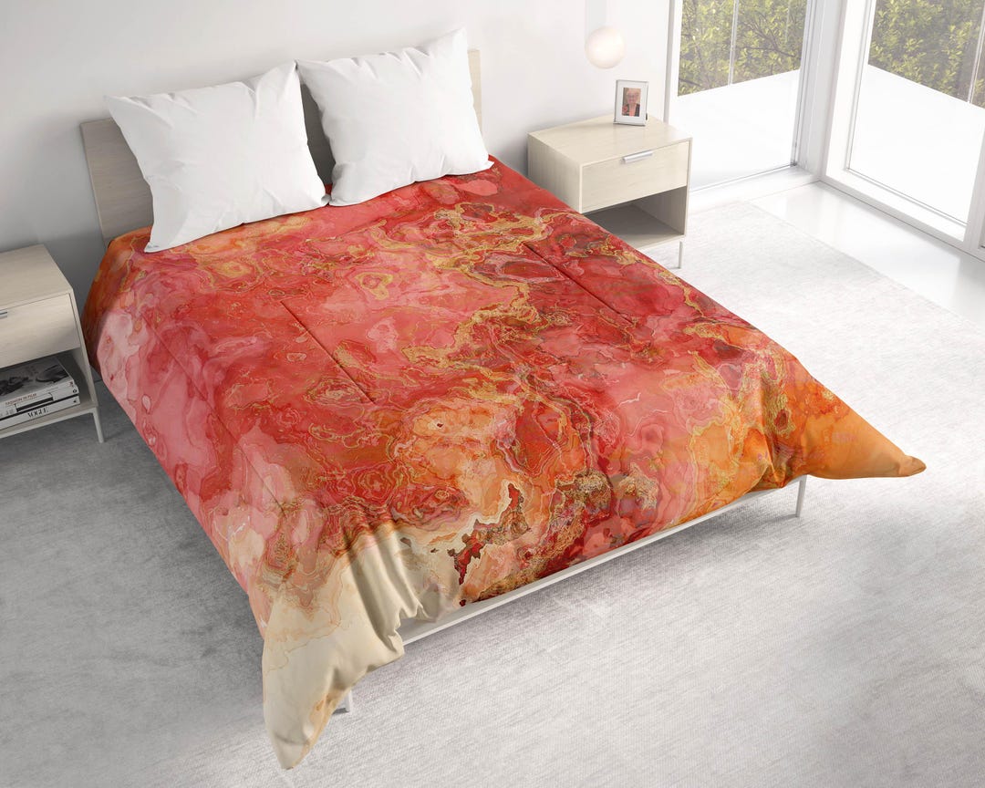 Abstract Art Comforter: Lightweight All Seasons Bedding - Infatuation ...