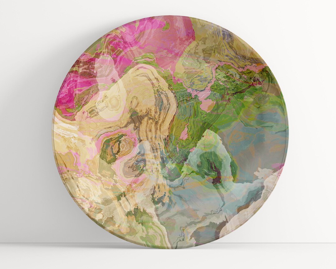 Abstract Art Plate: Unbreakable Indoor/outdoor Dinnerware - Dream - Etsy