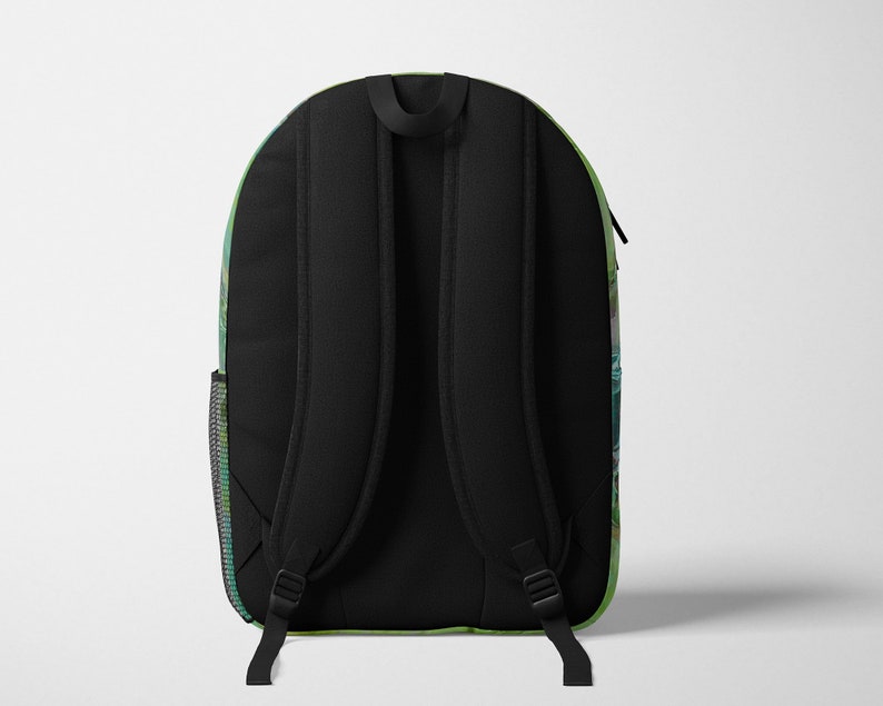 Modern Satchel Contemporary School Rucksack Adjustable Ergonomic Padded Shoulder Straps Laptop Pouch Abstract Art Backpack Speculation