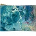 Aqua Art Makeup Bag, Pencil Case or Cosmetic Bag, Abstract Art Make Up Pouch for Bridesmaid Gift, Cool As a Cucumber