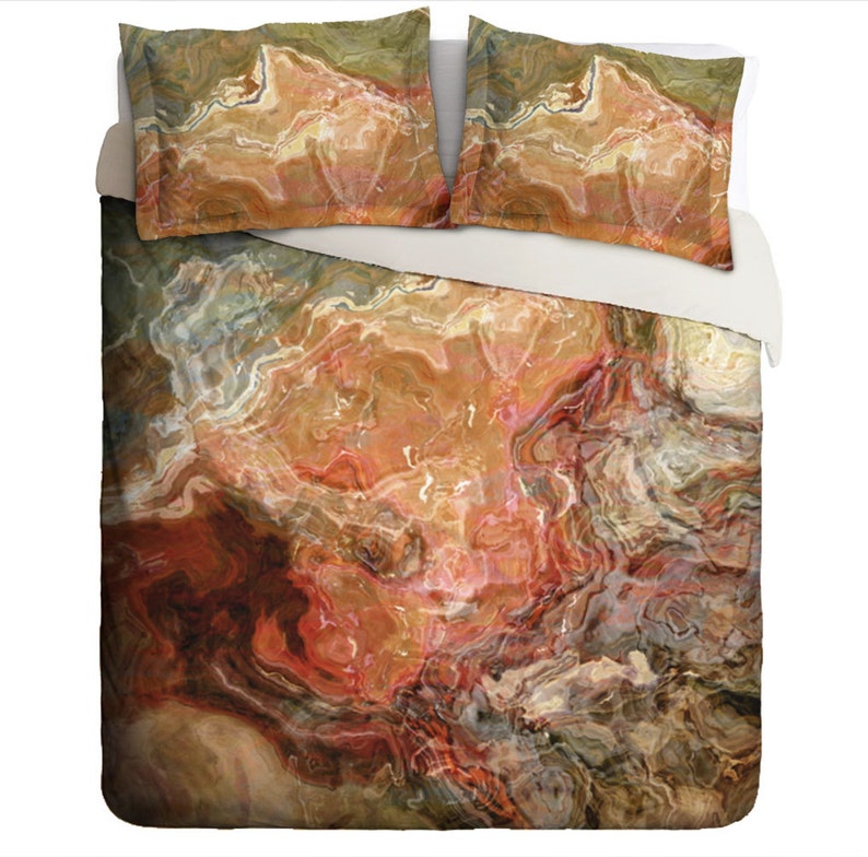 Duvet Cover With Abstract Art King Or Queen Image 0
