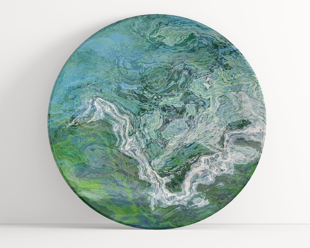 Abstract Art Plate: Unbreakable Indoor/outdoor Dinnerware - Rising - Etsy