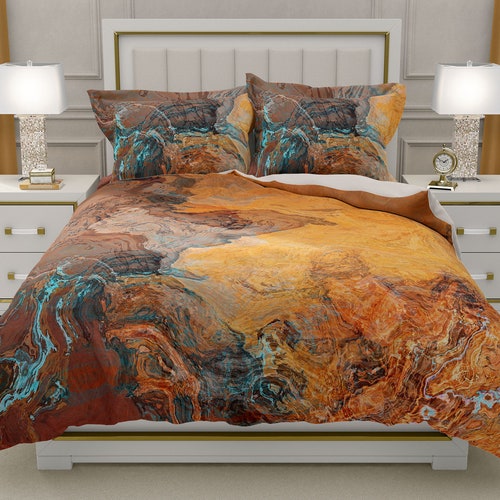 Abstract Art Duvet Cover King Duvet Cover or Queen Duvet Etsy
