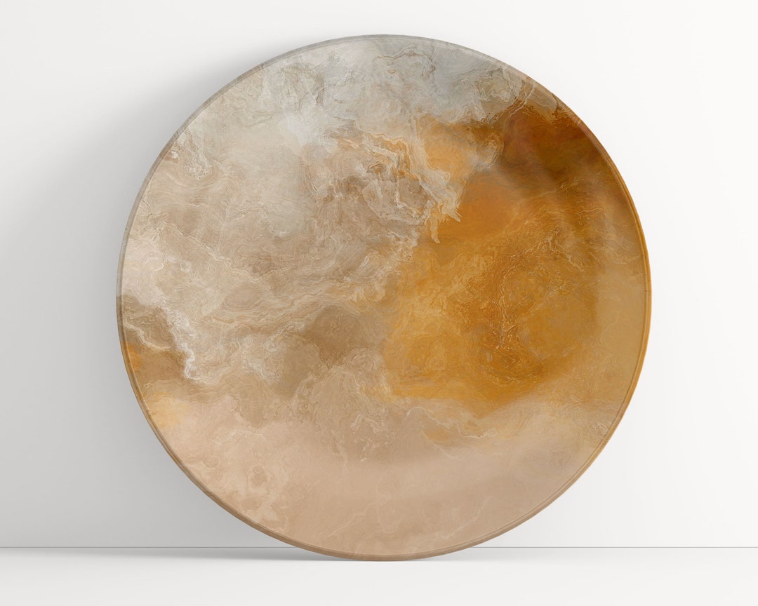 Abstract Art Plate: Unbreakable Indoor/outdoor Dinnerware - Evening ...