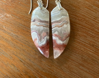 Laguna lace agate earrings