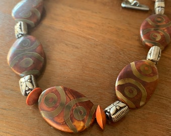 Tibetan agate necklace