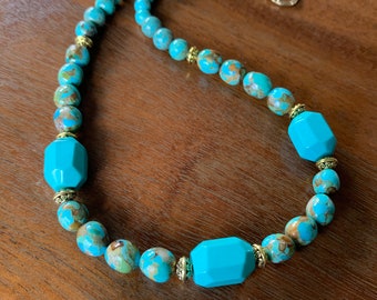 Kingman turquoise necklace