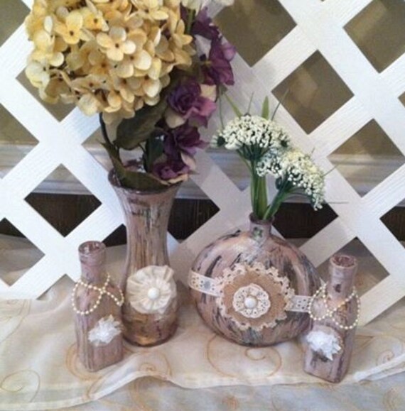 Wedding Decor Rustic Wedding Decor Cottage Chic Wedding Etsy