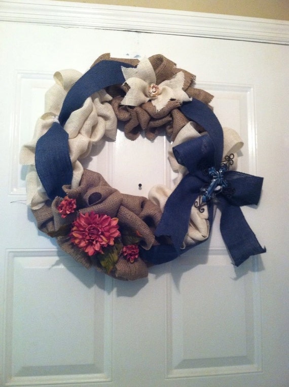 Country Home Decor Country Wedding Rustic Home Decor Rustic Wedding Everyday Wreath Front Door Wreath Fireplace Mantel Decor