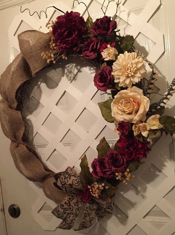 Mother's Day Gift - Front Door Wreath - Rustic Farmhouse Decor - Farmhouse - Farmhouse Wreath - Rustic Farmhouse Wreath - Front Door Wreath