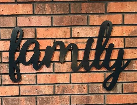 Family Sign Family Wall Decor Family Wood Sign Family Etsy