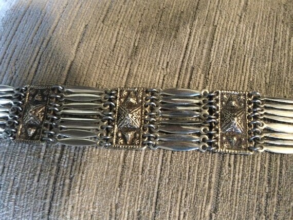 Vintage 1940s sterling silver taxco Mexican boho … - image 1