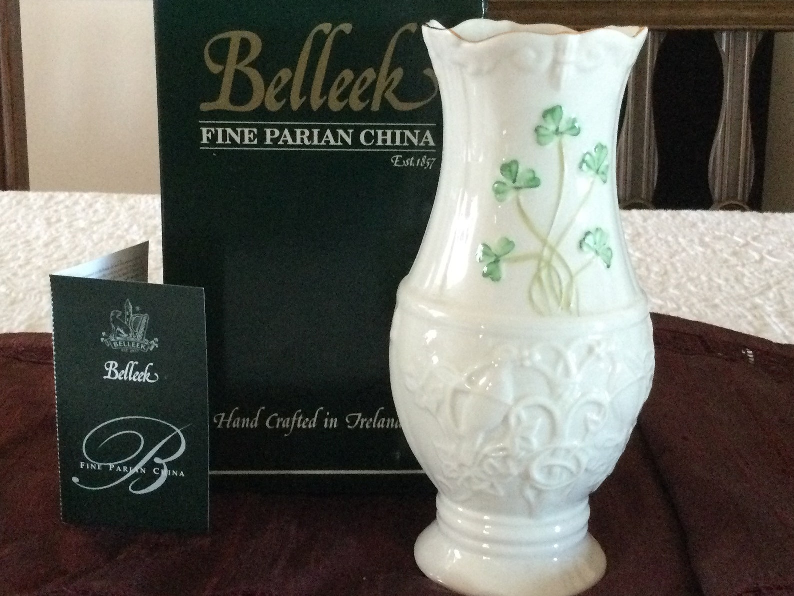 Belleek Parian China Glendalough Vase From the Beautiful Etsy