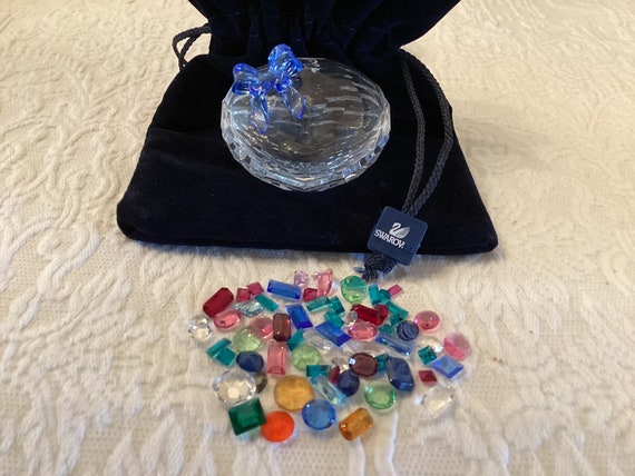 Swarovski Crystal Jewel Heart Box, Beautiful Lidded Heart Shaped