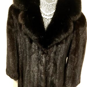 Natural ranch mink fur coat , Beautiful, genuine long rich dark brown mink fur coat this coat is so  soft and rich looks gorgeous mink..