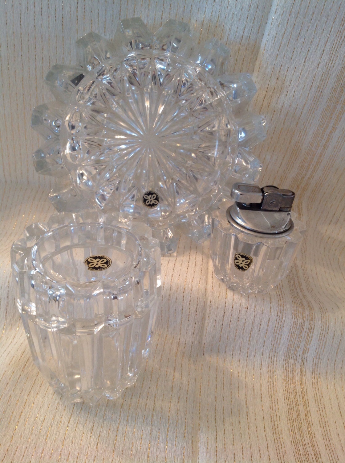 Hoya Crystal Ashtray - Etsy