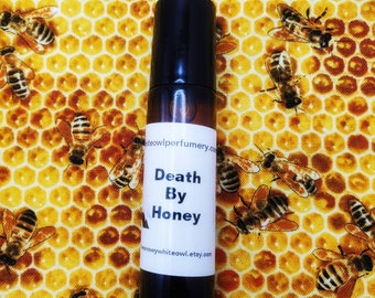 Death by Honey Perfume- honeycomb, incense, dried flowers,-rollerball perfume