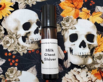 Milk Ghost Shiver Perfume Oil: Spicy Chocolate Vanilla Myrrh Rollerball