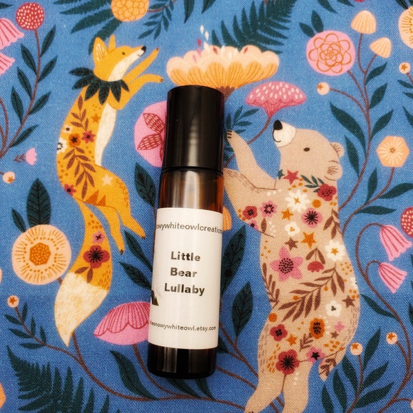 Little Bear Lullaby Perfume- sugared apricot, marshmallow, vanilla, rose, honey-indie perfume-music inspired perfume-music lovers-lullabies