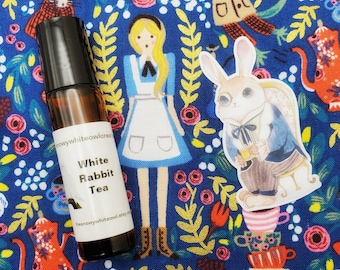White Rabbit Tea Perfume Oil: Earl Grey, Bergamot & Lavender - 1/3 oz Rollerball