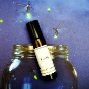 Firefly Perfume -sweet tea, sugar, lemon, mint - rollerball perfume