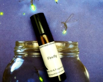 Firefly Perfume -sweet tea, sugar, lemon, mint - rollerball perfume