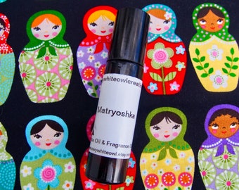 Matryoshka Perfume Oil- baked pastry, caramel, pepperberry, fruits, Sambuca - rollerball perfume